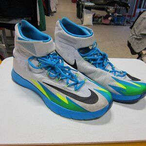 Nike Zoom HyperRev Men's 13 White Vivid Blue Athletic Shoe's 630913-100